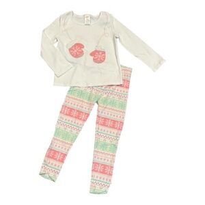 Gymboree Mittens and Snow Design leggings outfit